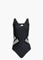 adidas Logo C-Back Badeanzug Schwarz 132000 1