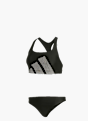 adidas Big Bars Bikini-Set mit C-förmigem Rücken Schwarz 132001 1