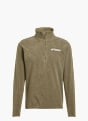 adidas Multi Essentials 1/2 Zip Fleeceoberteil Olive 142558 1