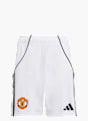 adidas Manchester United 25/26 Heimshorts Kinder Weiß 142458 1