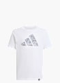 adidas T-Shirt mit Camouflage-Grafik für Kinder Weiß 132047 1