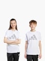 adidas T-Shirt mit Camouflage-Grafik für Kinder Weiß 132047 2