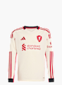 adidas Liverpool FC 25/26 Langärmeliges Auswärtstrikot für Kinder Weiß 141547 1