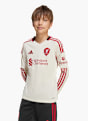 adidas Liverpool FC 25/26 Langärmeliges Auswärtstrikot für Kinder Weiß 141547 3