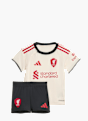 adidas Liverpool FC 25/26 Mini-Auswärtsausrüstung für Kinder Weiß 141550 1