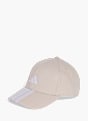 adidas 3-Streifen New Logo Baseball Kappe Beige 142670 1