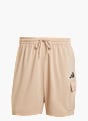 adidas Essentials Small Logo Cargo Chelsea Shorts Beige 142487 1