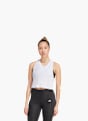 adidas Yoga Essentials Tanktop, kürzer geschnitten Weiß 156246 2