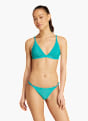 adidas Iconisea Ribbed Padded Triangle Bikini Top Grün 141450 2