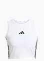 adidas ESSENTIALS 3-STREIFEN GEPOLSTERTES TANKTOP Weiß 156409 1