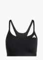 adidas Optime Essentials leicht stützender Workout BH Schwarz 168787 1