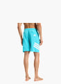adidas 3-Streifen 8-Inch Badeshorts Türkis 156465 3