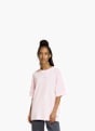 adidas MINI EMBROIDERY OVERSIZED GRAPHIC T-SHIRT Rosa 156928 2
