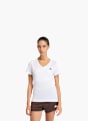 adidas adidas Workout Essentials T-Shirt mit V-Ausschnitt Weiß 156514 2