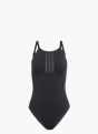 adidas Iconisea Ribbed Padded Badeanzug, dünne Träger Braun 156255 1