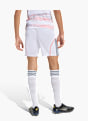 adidas FC Bayern München 25/26 Kids Auswärtsshorts Weiß 142358 3