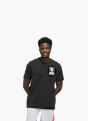 adidas World Wide Hoops Graphic T-Shirt Schwarz 156025 2