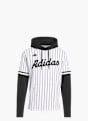 adidas adidas&nbsp;Dugout&nbsp;Pinstripe&nbsp;Kapuzentrikot Weiß 157364 1