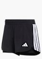 adidas Pacer Workout Woven 2in1 Shorts Schwarz 156945 1