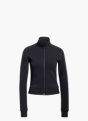adidas Soft Lux Trainingsjacke, schmal geschnitten Schwarz 156073 1