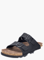Rieker Herren Pantoletten Schwarz 136918 2
