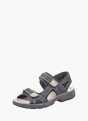 Rieker Herren Trekkingsandalen Schwarz 136964 2