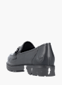 Rieker Damen Loafer Schwarz 137092 4