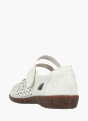 Rieker Damen Slipper Weiß 137122 3