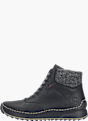 Rieker Damen Schnürstiefel Schwarz 143603 3