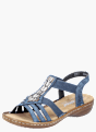 Rieker Damen Riemchensandalen Blau 137218 2