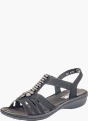 Rieker Damen Riemchensandalen Schwarz 143638 1