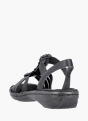Rieker Damen Riemchensandalen Schwarz 137220 3