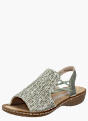 Rieker Damen Riemchensandalen Grün 137224 2