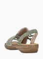 Rieker Damen Riemchensandalen Grün 137224 3