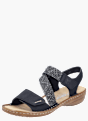 Rieker Damen Riemchensandalen Schwarz 137226 2