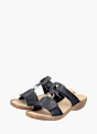 Rieker Damen Pantoletten Schwarz 137231 4