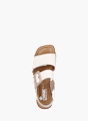 Rieker Damen Riemchensandaletten Beige 137254 3