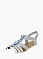 Rieker Damen Keilsandaletten Silber 137259 2