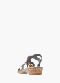 Rieker Damen Riemchensandalen Schwarz 137264 2