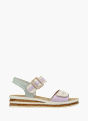 Rieker Damen Keilsandaletten Multicolor 137269 1