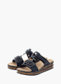 Rieker Damen Pantoletten Blau 137274 4