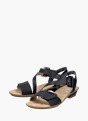 Rieker Damen Riemchensandalen Schwarz 137287 3