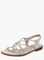 Rieker Damen Riemchensandalen Beige 137300 2