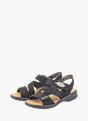 Rieker Damen Riemchensandalen Schwarz 137308 4