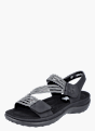 Rieker Damen Trekkingsandalen Schwarz 137322 2