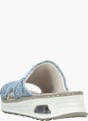Rieker Damen Pantoletten Blau 137334 3