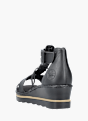 Rieker Damen Keilsandaletten Schwarz 137343 3