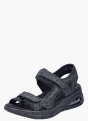 Rieker Damen Trekkingsandalen Schwarz 137346 2