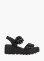 Rieker Damen Keilsandaletten Schwarz 137349 1