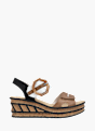 Rieker Damen Keilsandaletten Beige 137355 1
